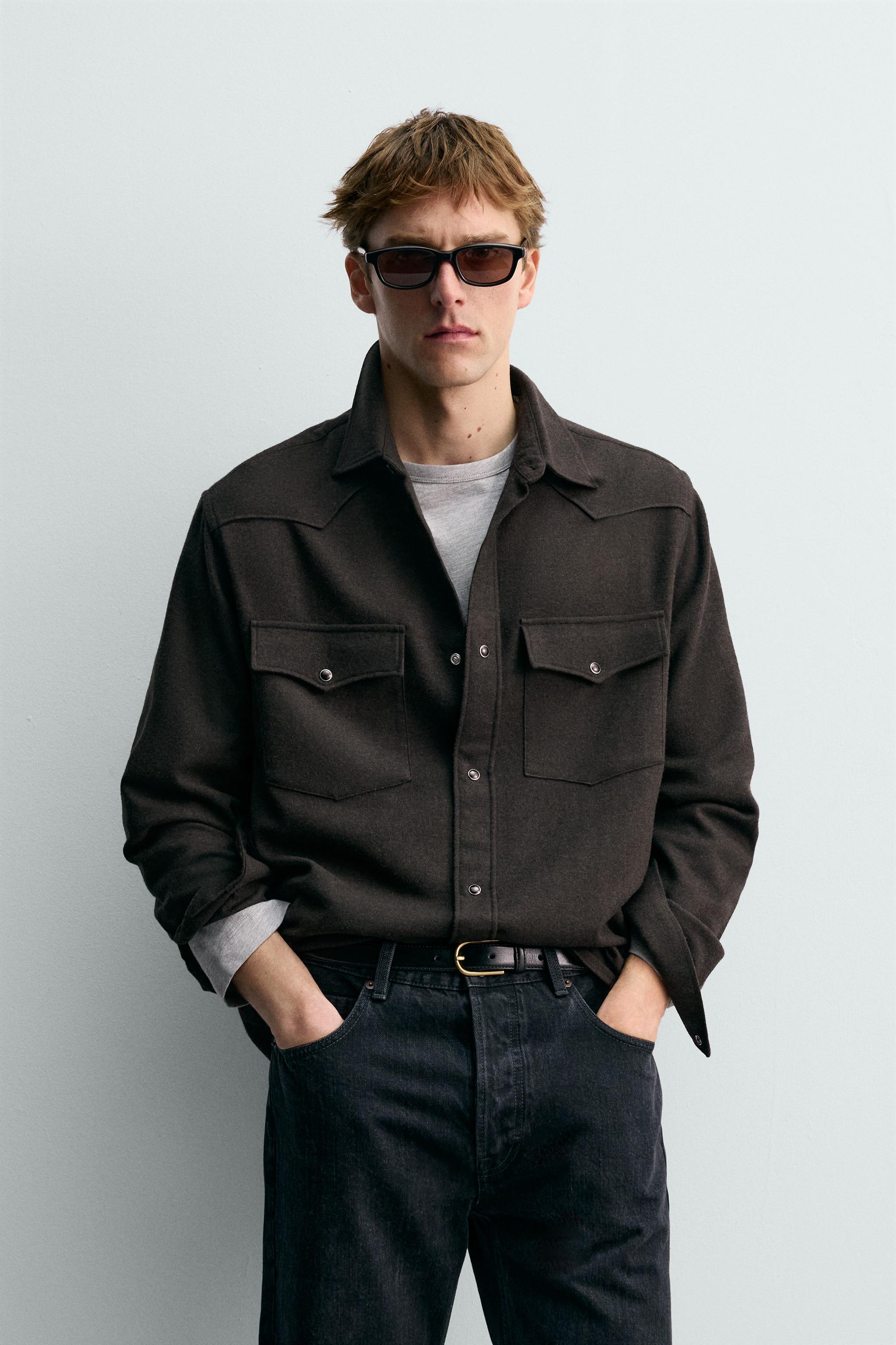WOOL WESTERN SHIRT AARON LEVINE X ZARA